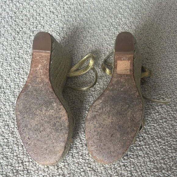 Gold Gucci Wedges - Picture 5 of 5